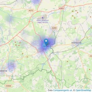 Edwards - Yeovil listings heatmap