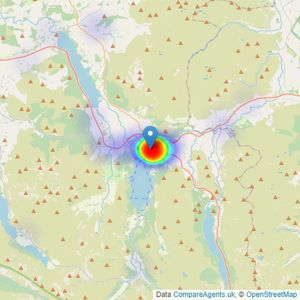 Edwin Thompson - Keswick listings heatmap