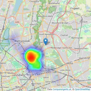 Eeleven - E11 listings heatmap