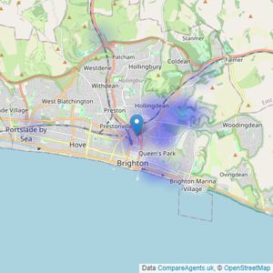 Eightfold Property - Brighton listings heatmap