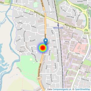 Elan Homes listings heatmap