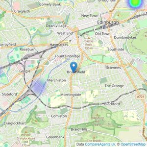 ELC - Edinburgh listings heatmap