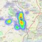 Elders Estates - Ilkeston listings heatmap