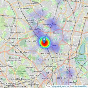 Element Properties & Co - London listings heatmap