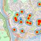 Elephant - Clifton listings heatmap