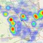 Elevation - Milton Keynes listings heatmap