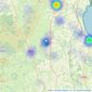 Elizabeth Humphreys Homes - Swarland listings heatmap