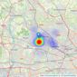 ElliotLee - Rayners Lane listings heatmap