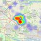 Elliott & Smith Partnership - Rayleigh listings heatmap