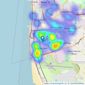 Elliott Booth - Blackpool listings heatmap