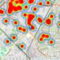 Ellis & Co - Bounds Green listings heatmap