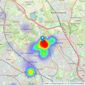 Ellis & Co - Stanmore listings heatmap