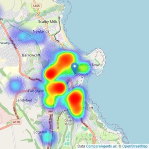 Ellis Hay - Scarborough listings heatmap