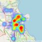 Ellis Hay - Scarborough listings heatmap