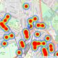 Ellisons - Morden listings heatmap