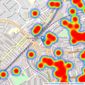 Ellisons - Wimbledon listings heatmap