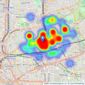 Elms Estates - Bethnal Green listings heatmap