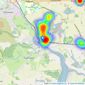 Elms Price & Co - Wivenhoe listings heatmap