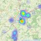 Eltons Estate Agents Ltd - Horsham listings heatmap