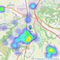 Emmatt Rundle & Co - Chester Le Street listings heatmap