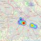 Empire Lettings & Property Management Ltd - Birmingham listings heatmap