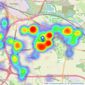 Emsleys Estate Agents - Rothwell listings heatmap