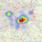 Encasa Sales & Lettings - Olton listings heatmap