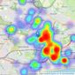 Enfields - Bournemouth listings heatmap