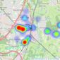 Enfields - Eastleigh listings heatmap