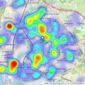 Enfields - Southampton listings heatmap