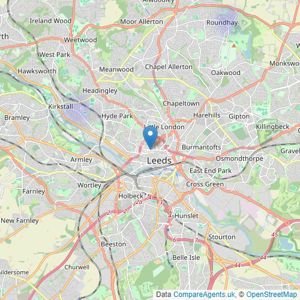 Enfields Wharfedale - Covering Leeds listings heatmap