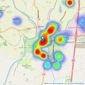 Engall Castle - Tewkesbury listings heatmap