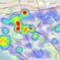 Entwistle Green - Allerton listings heatmap