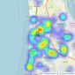 Entwistle Green - Cleveleys listings heatmap