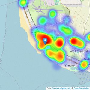 Entwistle Green - Lytham St. Annes listings heatmap