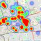 Entwistle Green - Old Swan listings heatmap