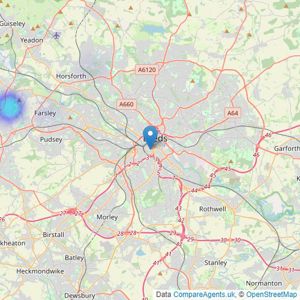 ERE Property - Leeds listings heatmap