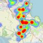 Eric Lloyd & Co - Paignton listings heatmap