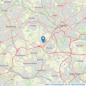 Ernest Wilson & Co Limited - EW Leeds listings heatmap