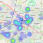 Errington Smith Town and Village Properties (Residential Sales - Lettings and Property Management), Cheltenham listings heatmap