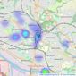 Eve Property - Glasgow listings heatmap