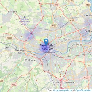 Everbest Properties - Newcastle listings heatmap