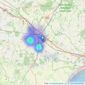 Evolution Properties - Ashford listings heatmap