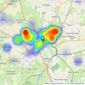 Evolve Estate Agents - Somerset listings heatmap