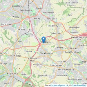 EweMove - Covering Scotland listings heatmap