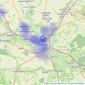 EweMove - Covering Winchester & Salisbury listings heatmap