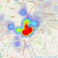 EweMove - Long Eaton listings heatmap