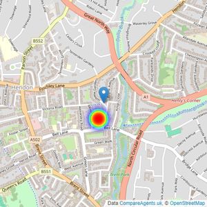 Excelsior Homes listings heatmap