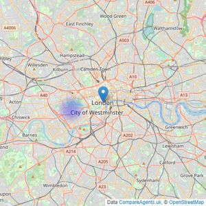 eXp UK - West Midlands listings heatmap