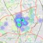 Fair-Way Properties - Birstall listings heatmap